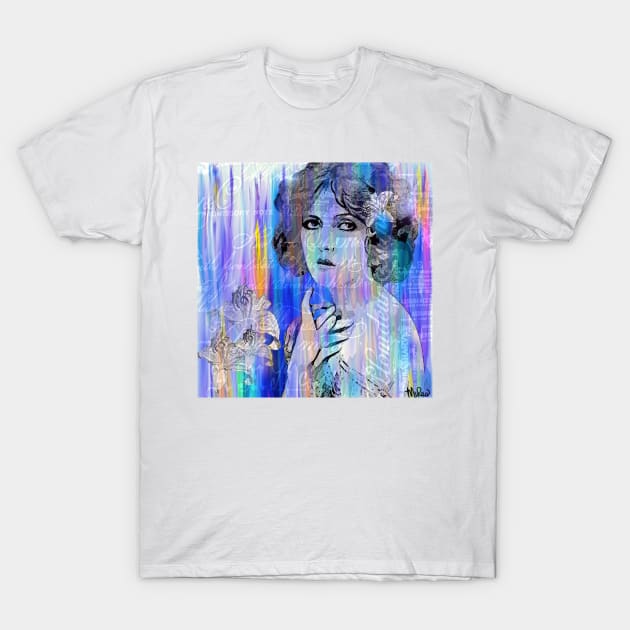 Clara Bow:  I'll See You In New York T-Shirt by Overthetopsm